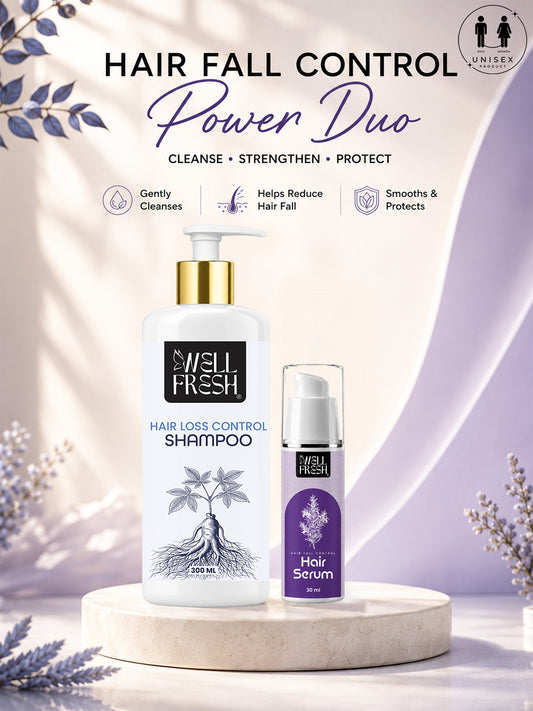 Hair Loss Shampoo & Hair Fall Control Serum Combo Pack