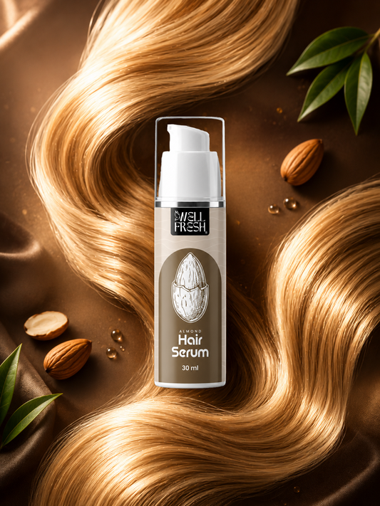 Almond Hair Serum with Jojoba Oil for Soft Smooth and Shiny Hair