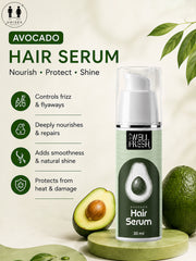 Aloe Vera Shampoo & Avocado Hair Serum Combo Pack