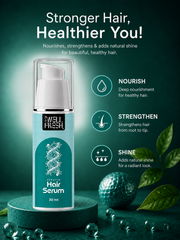 Keratin Hair Serum for Smooth Frizz-Free and Silky Hair