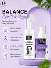 Glow Boost Face Wash & Face Serum Combo Pack for Clear Bright Skin