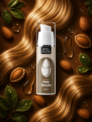 Almond Hair Serum with Jojoba Oil for Soft Smooth and Shiny Hair