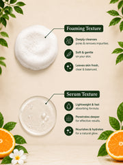 Clear Skin Face Wash and Face Serum Duo for Daily Care