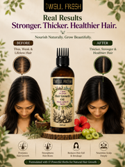 Hair Growth Oil | Made with 17 Powerful Herbs | 200 ml