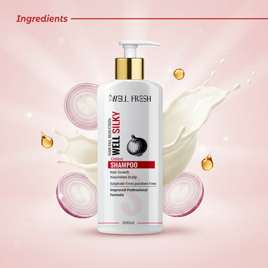 Onion Shampoo For Hair Growth & Nourishes Scalp With Sulphate Free Ingredients Display View