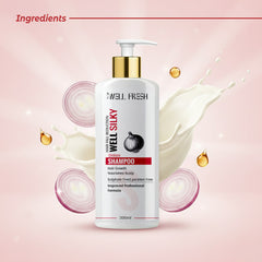 Onion Shampoo For Hair Growth & Nourishes Scalp With Sulphate Free Ingredients Display View
