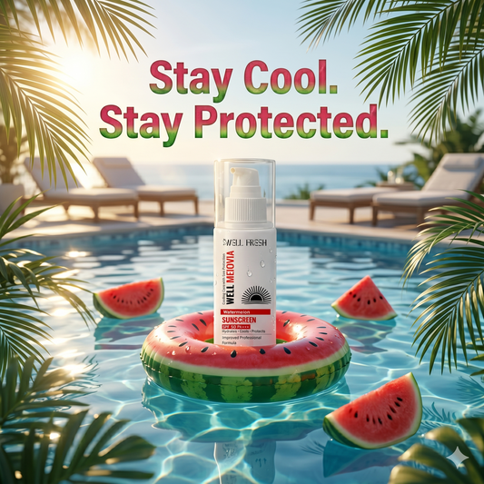 Watermelon Sunscreen SPF 50 PA+++ for Sun Protection and Hydrated Skin
