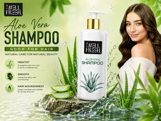 Aloe Vera shampoo good for hair Healthy, Smooth and Hair Nourishment