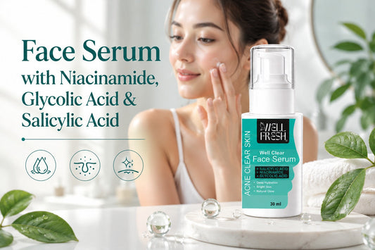 Face Serum with Niacinamide, Glycolic Acid & Salicylic Acid