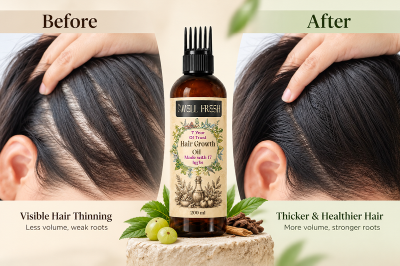 A Blend of 17 Powerful Herbs to Nourish Your Roots and Support Stronger, Healthier Hair