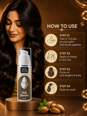 Hair Serum with Almond and Jojoba Oils