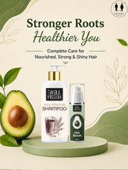 Milk Protein Shampoo  & Avocado Oil Hair Serum Combo Pack