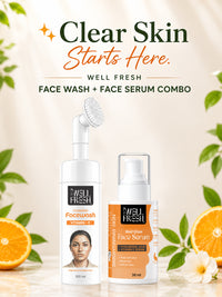 Clear Skin Face Wash and Face Serum Duo for Daily Care