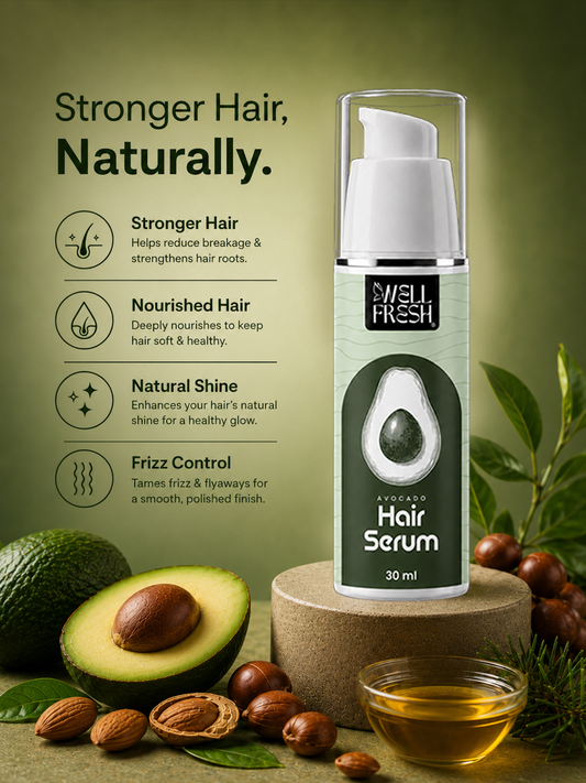 Avocado Oil Hair Serum for Smooth Shiny and Soft Hair