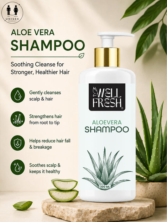 Aloe Vera Shampoo & Avocado Hair Serum Combo Pack