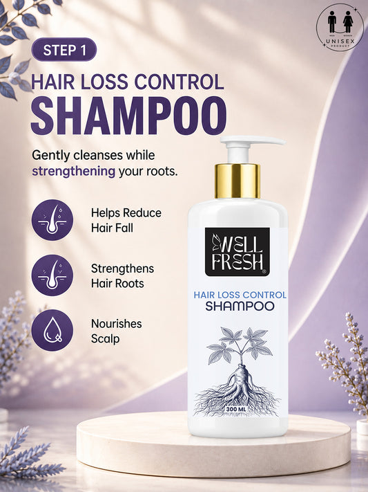 Hair Loss Shampoo & Hair Fall Control Serum Combo Pack