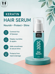 Keratin Shampoo & Keratin Hair Serum Combo Pack