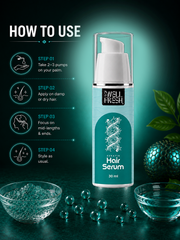 Keratin Hair Serum for Smooth Frizz-Free and Silky Hair