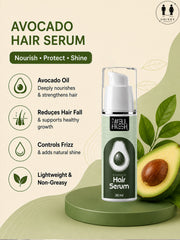 Milk Protein Shampoo  & Avocado Oil Hair Serum Combo Pack