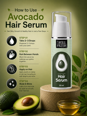 Avocado Oil Hair Serum for Smooth Shiny and Soft Hair