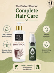 Milk Protein Shampoo  & Avocado Oil Hair Serum Combo Pack