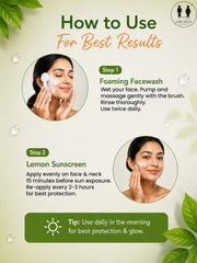Lemon Sunscreen & Vitamin C Facewash Combo Pack