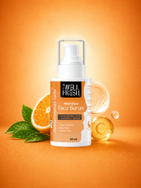 Vitamin C and Hyaluronic Acid Face Serum for Deep Hydration and Skin Brightening