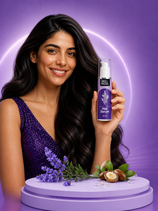 Natural Oils Hair Serum for Hair Fall Control and Root Strengthening