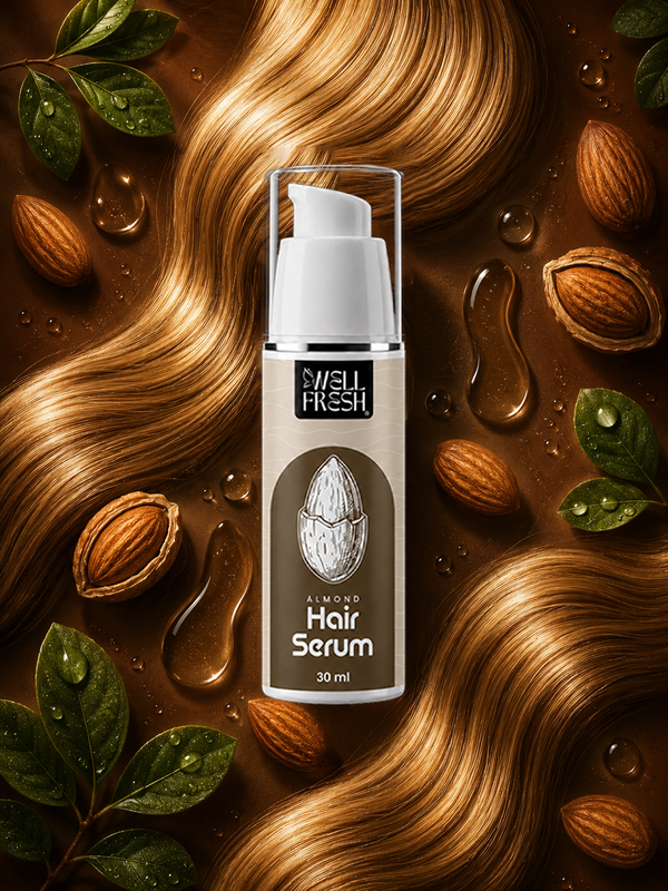 Almond Hair Serum with Jojoba Oil for Soft Smooth and Shiny Hair