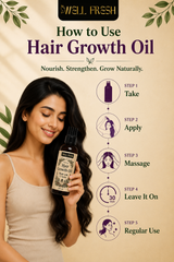 Hair Growth Oil | Made with 17 Powerful Herbs | 200 ml