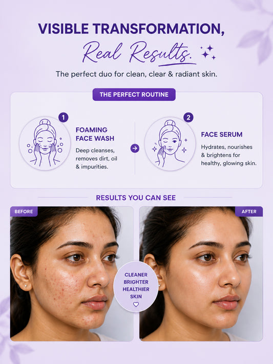 Glow Boost Face Wash & Face Serum Combo Pack