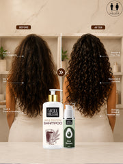 Milk Protein Shampoo  & Avocado Oil Hair Serum Combo Pack