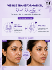 Glow Boost Face Wash & Face Serum Combo Pack  for Clear Bright Skin