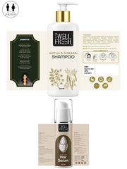 Amla Reetha Shikakai Shampoo & Almond Hair Serum Combo Pack