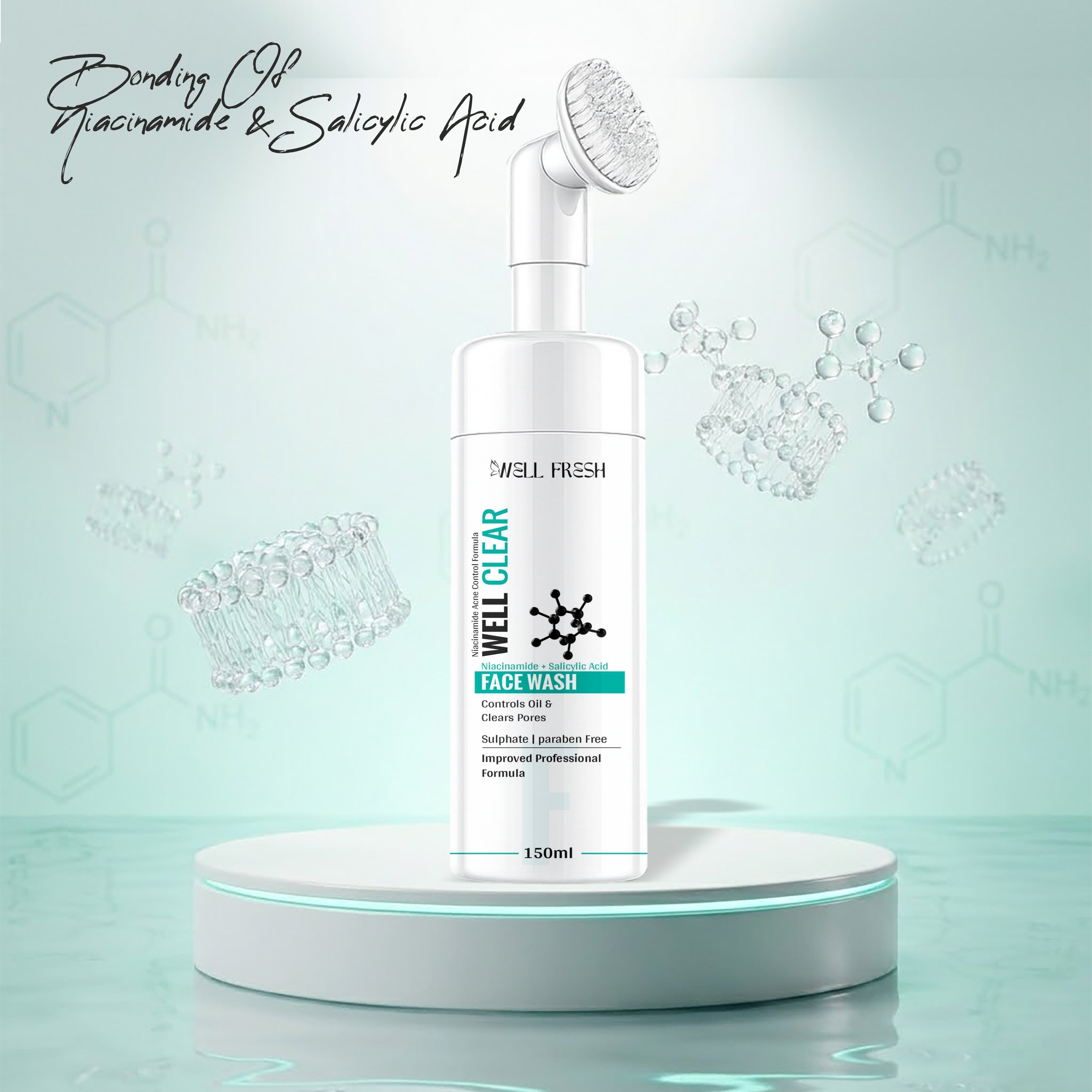 WELL CLEAR Niacinamide + Salicylic Acid Face Wash – 150ml