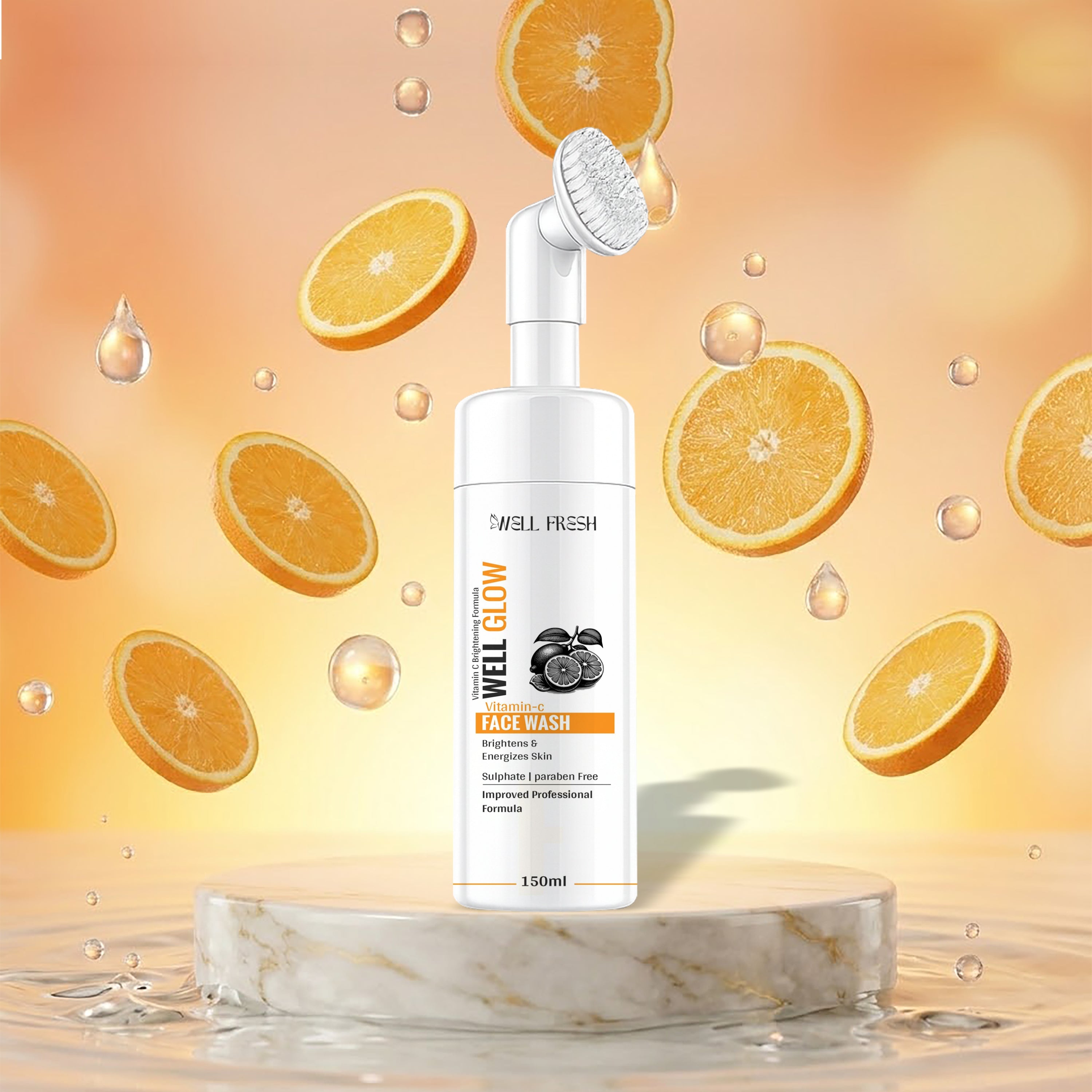 WELL GLOW Vitamin-C Face Wash – 150ml