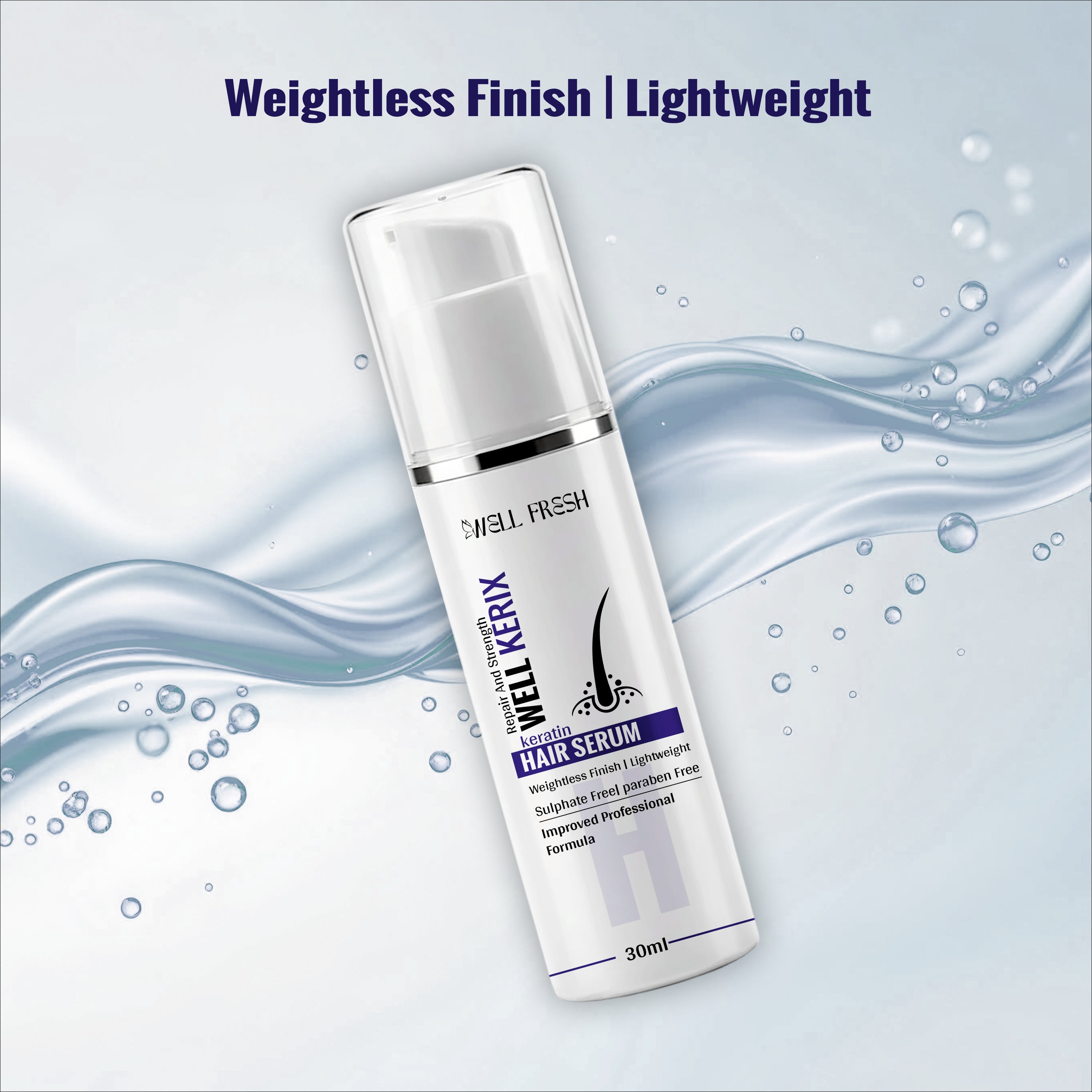 WELL KERIX Keratin Hair Serum – 30ml