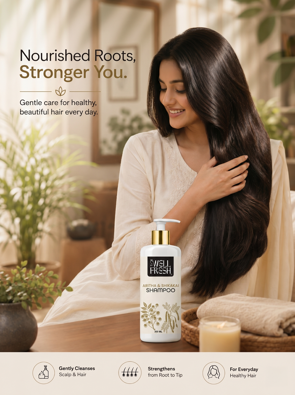 Reetha Shampoo for Scalp Cleansing
