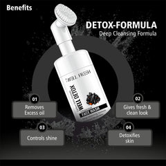 Charcoal Face Wash for Dirt Removal and Fresh Clear Skin