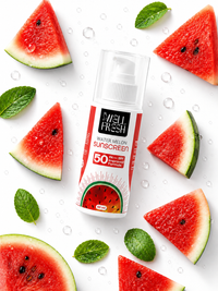 Watermelon Sunscreen SPF 50 PA+++ for Sun Protection and Hydrated Skin