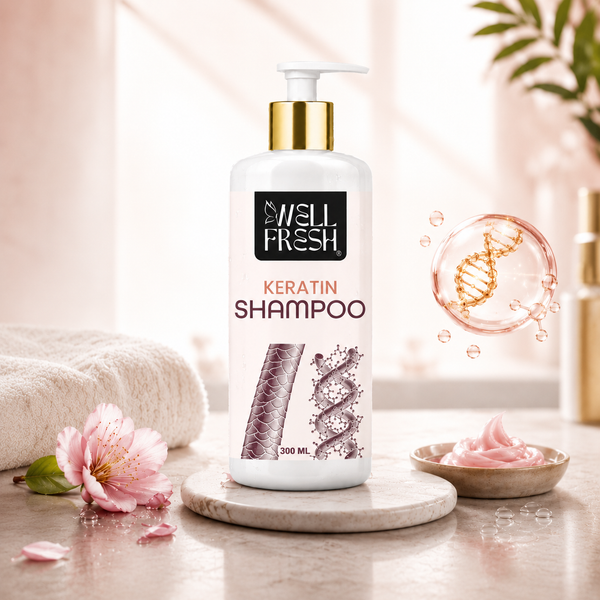 Keratin Shampoo for Hair Smoothening and Damage Repair