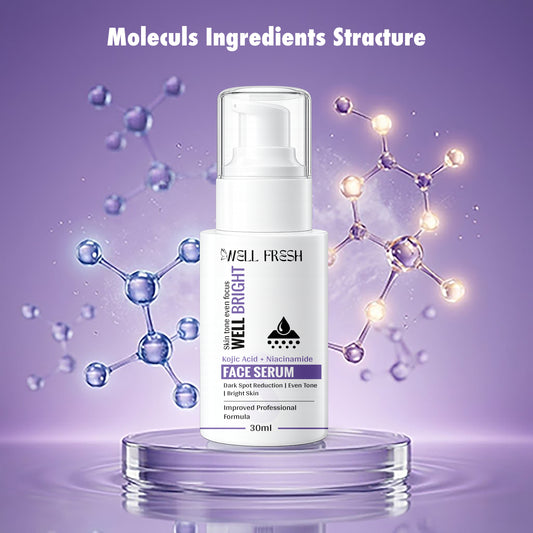 Kojic Acid and Niacinamide Face Serum for Dark Spots and Bright Skin