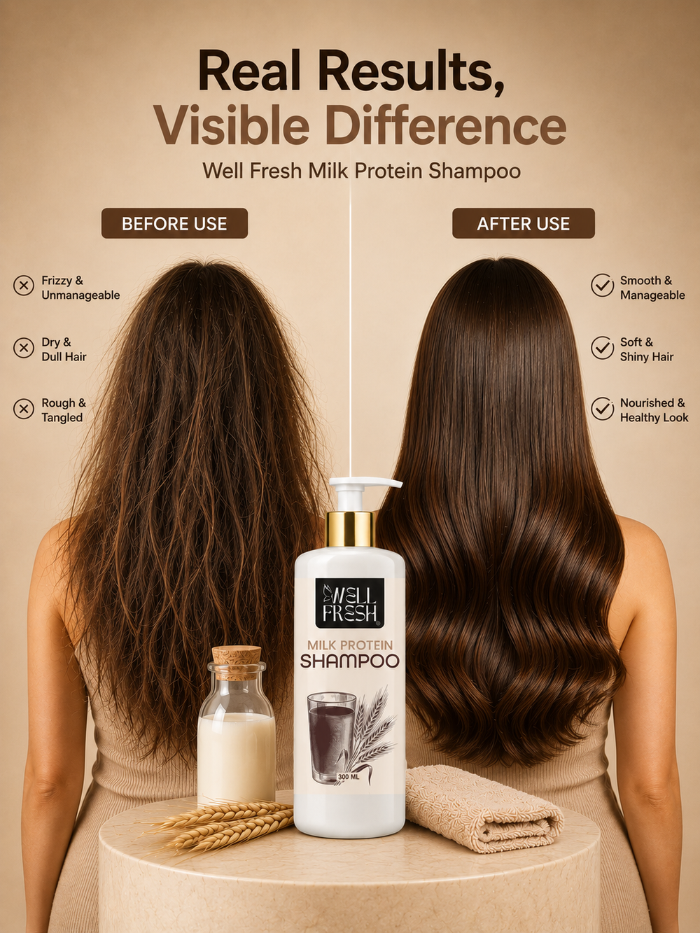 milk protein keratin hair growth shampoo