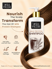 milk protein keratin hair growth shampoo