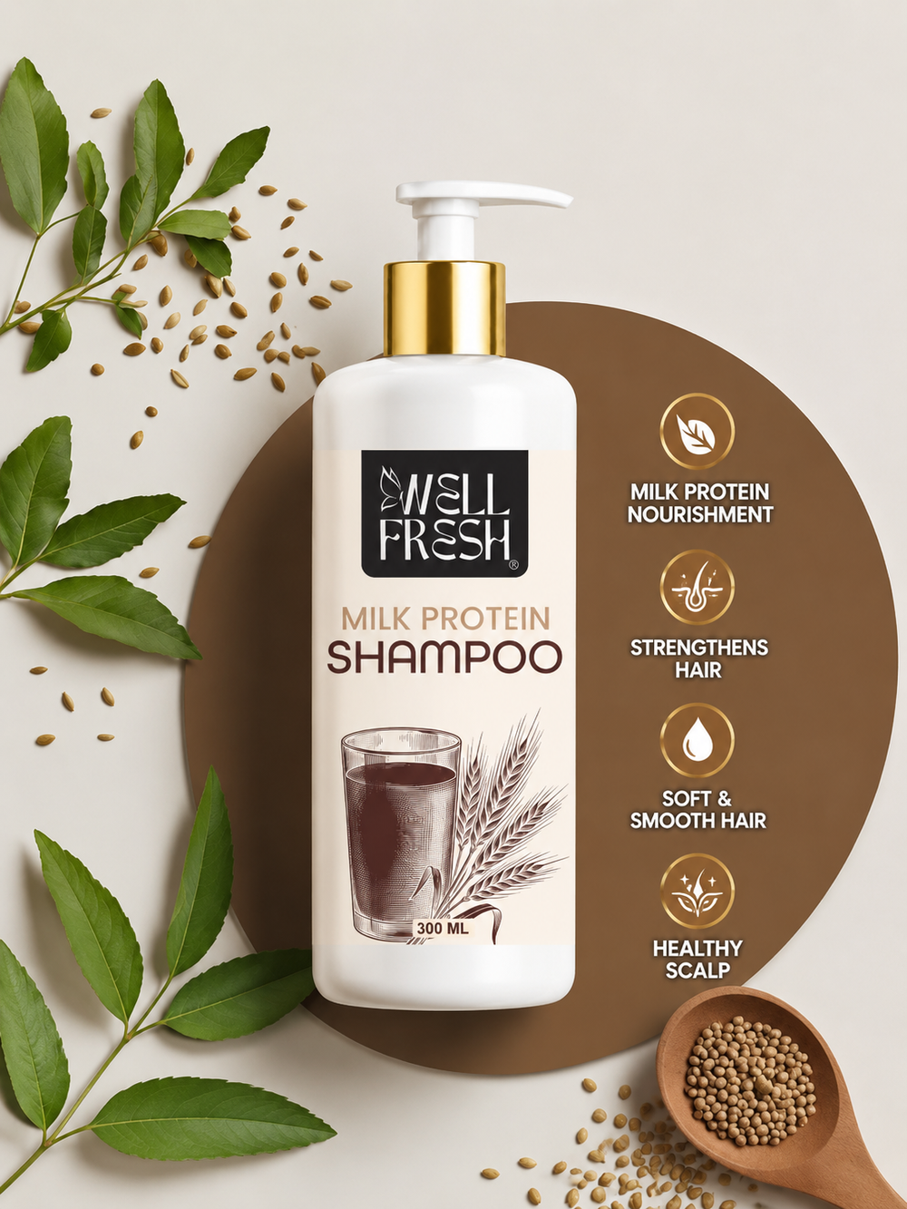 milk protein keratin hair growth shampoo