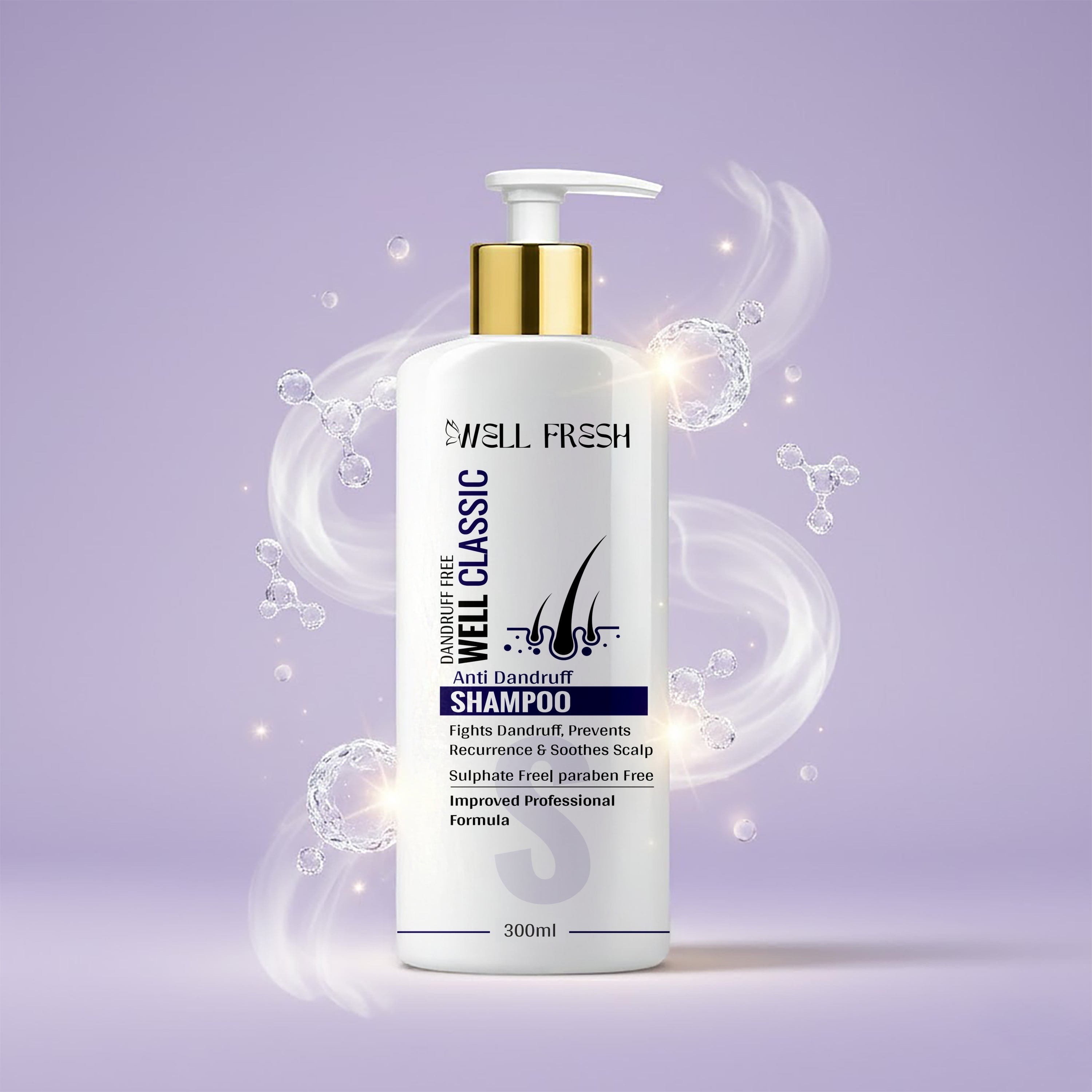 WELL CLASSIC Anti-Dandruff Shampoo – 300ml