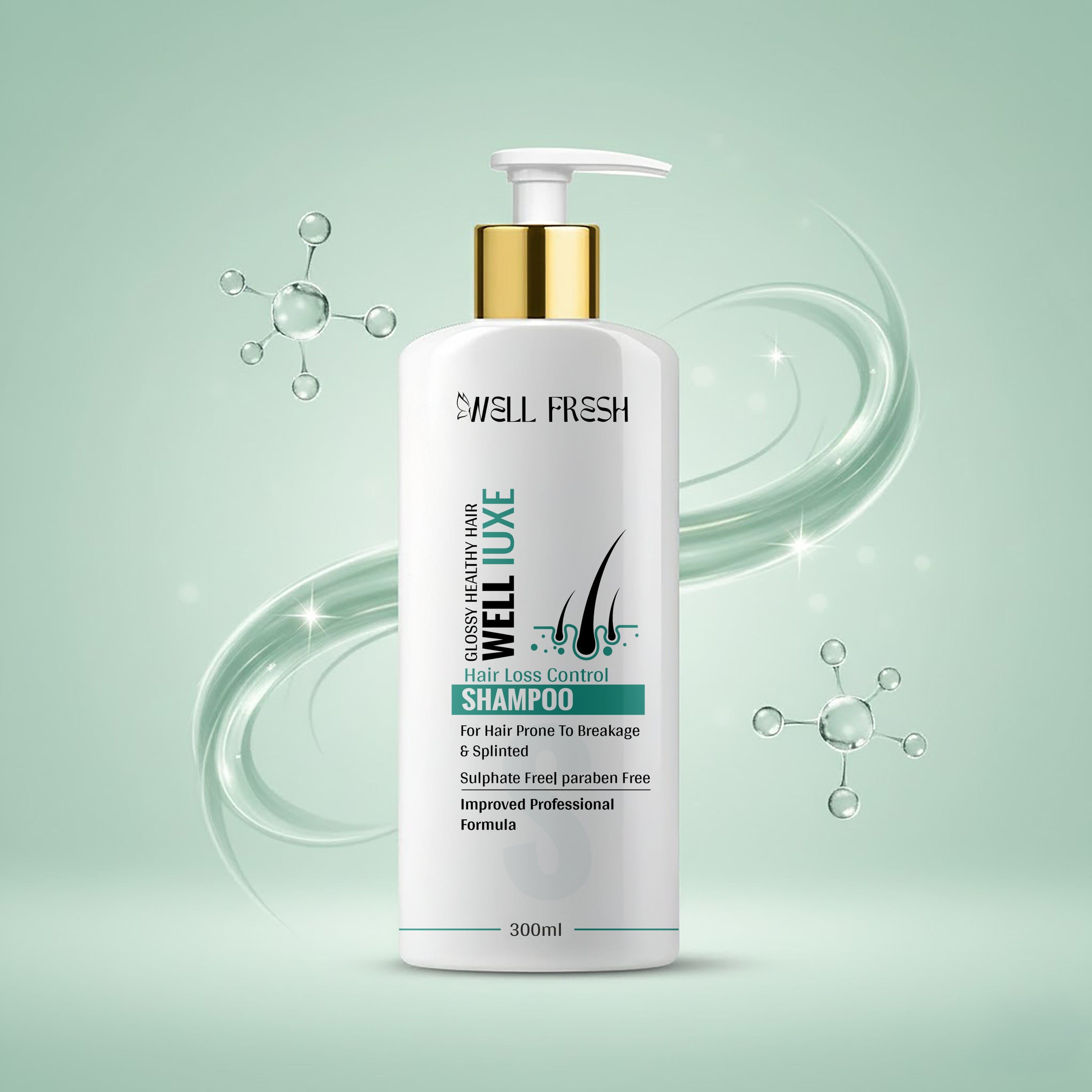 WELL LUXE Hair Loss Control Shampoo – 300ml