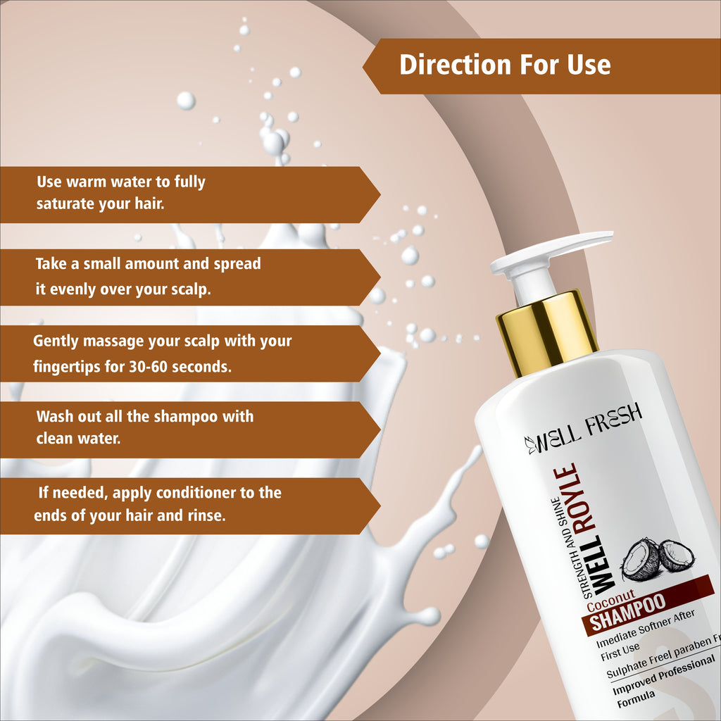 WELL ROYAL Coconut Shampoo – 300ml
