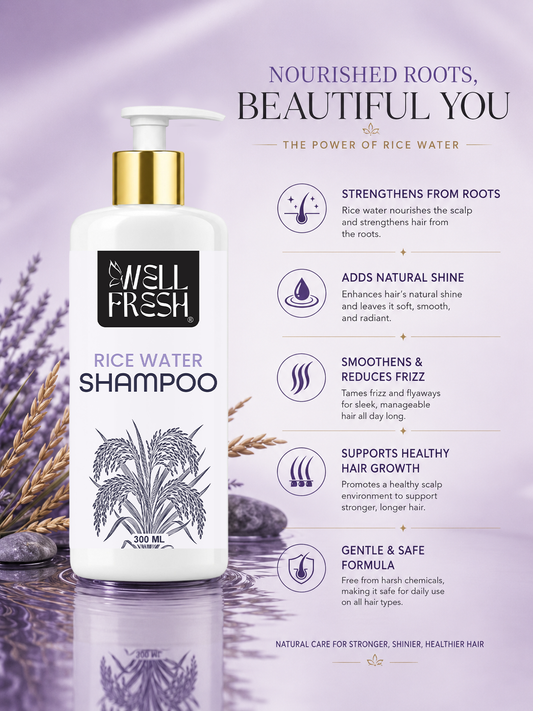 Rice Water Shampoo for Long Strong and Healthy Hair