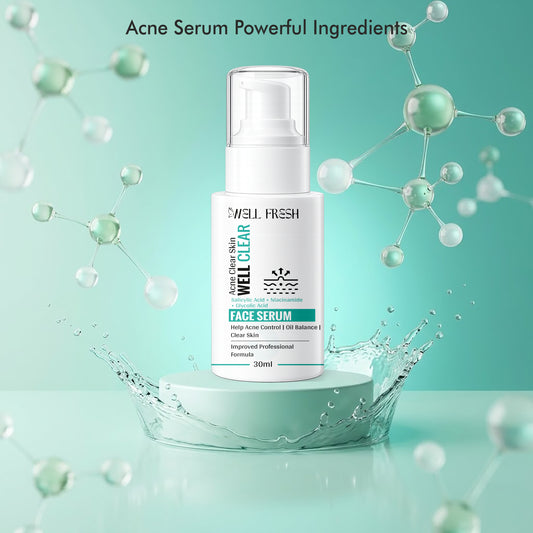 Niacinamide and Glycolic Acid Face Serum for Pimples Dark Spots and Pore Care